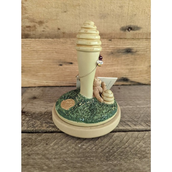 Vintage 1995 Brown Bag Cookie Art Beehive Bear Cookie Stamp / Butter Stamp - Picture 2 of 7